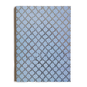 Monogramme Notebook (Blue Pale Purple)
