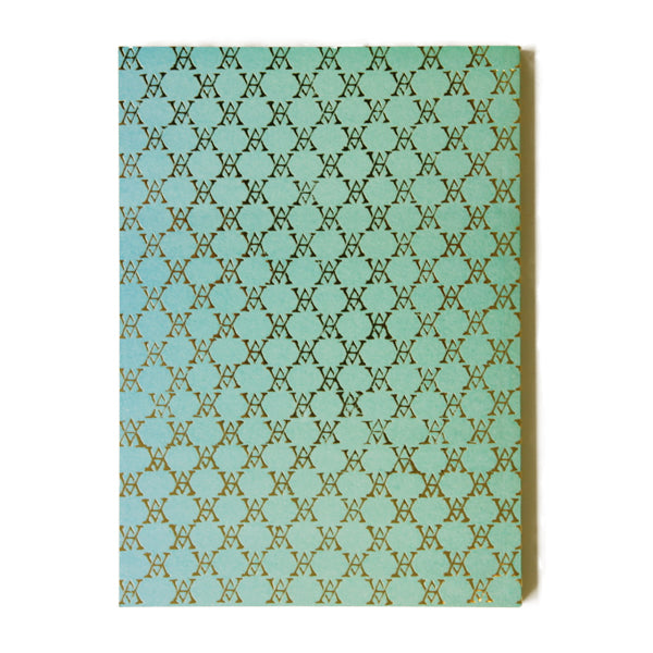 Monogramme Notebook (PaleGreen / PaleBlue)