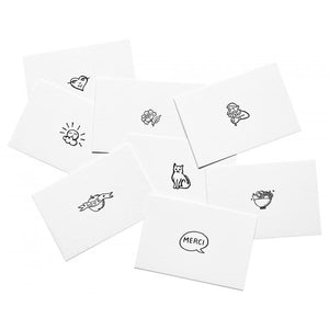 Simple (pack of 8) Thank You カード