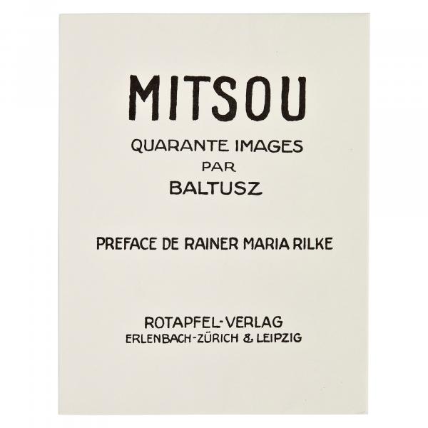 Mitsou book, Balthus - Rilke / ブック